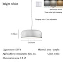 Axyaa Round Ceiling Light: Nordic Minimalist Chandelier for Living Room, Bedroom, Dining Room, Study