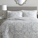 Axyaa Veneti Twin Quilt Set with Matching Shams - Lightweight Reversible Bedding