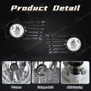 Axyaa Fog Lamps Halogen DRL LED Prius 04-09 Bumper Lights 12V