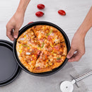 Axya Non-Stick Pizza Tray Pan with Hard Coating for Crispy Baking