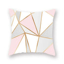 Axyaa Geometric Marble Cushion Covers - Modern Nordic Home Decor Pillowcase