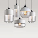 Axyaa Modern Glass LED Chandelier – Decorative Pendant Light for Living, Dining, Bedroom and Kitchen