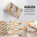 Axyaa Meteorite Stone Sxp Self-Adhesive Marble Wall Sticker - Thickened Indoor Roll