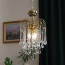 Axyaa Crystal Ceiling Chandelier: Modern Luxury LED Pendant Light for Home Living Room, Bedroom, Dining Room