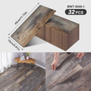 Axyaa Wood Grain Self-Adhesive Floor Strips: Peelable & Sticky for Living Room, Bedroom