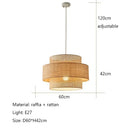 Axyaa Rattan Ceiling Lamps for Home Decor & Lighting