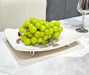 Axyaa Fruit Tray for Living Room Coffee Table, Dried Fruits, Candy, Snacks, Desserts