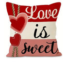 Axyaa Love Print Pillowcase - Romantic Sweet Home Decor & Gift