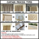 Axyaa European Jacquard Window Drapes for Living Room - Custom Size and Stylish Design