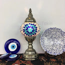 Axyaa Vintage Art Deco Mosaic Table Lamp Handcrafted Glass Bed Light Night Lights