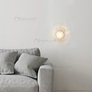 Axyaa Nordic Glass Wall Light 20cm Gold Black Metal Sconce