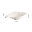 Axyaa Ceramic Sashimi Plate Salmon Dry Ice Seafood Display Molecular Cuisine Plate