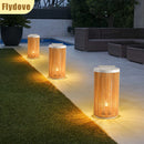 Axyaa Solar Courtyard Light: Creative Weaving Design for Garden, Waterproof Outdoor Landscape Decoration