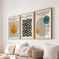 Axyaa Abstract Art Canvas Poster for Modern Living Room Decor
