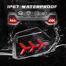 Axyaa Car Rear Bumper Reflector Lights for Honda Civic Hatchback TYPE R Running Brake LED