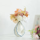 Axyaa Blue Line Drawing Ceramic Vase - Nordic Style Desktop Decoration