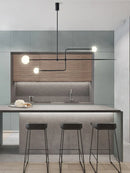 Axyaa Geometric Line Pendant Light - Minimalist Nordic Design for Home & Commercial Spaces