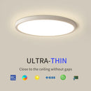 Axyaa LED Ceiling Light: Remote Dimming Modern Fixture for Home Decor