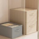 Axyaa Clothes Organizer Box for Wardrobe Storage of Trousers, Jeans, Underwear, and Socks