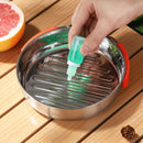 Axyaa Stainless Steel Cookware: Foldable Handle Frying Pan/Soup Pot for Camping & Picnics