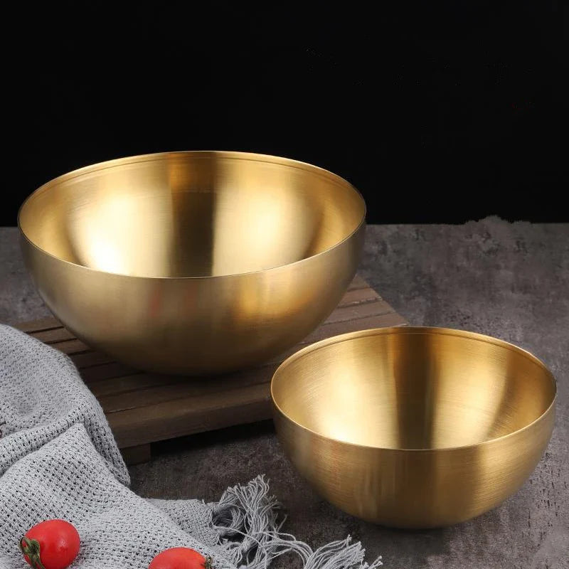 Axyaa Stainless Steel Ramen Bowl - Stylish Kitchen Tableware and Utensil