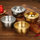 Axyaa Stainless Steel Bowl Set - Home Kitchen Tableware Accessory
