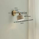 Axyaa Nordic Ceramic LED Wall Light with Pull Chain Switch