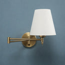 Axyaa LED Swing Arm Wall Lamp for Bedroom, Living Room, Study, Stairway & Mirror
