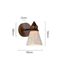 Axyaa Yellow Cave Stone Headboard Modern Minimalist LED Lamp