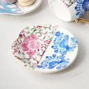 Axya English Style Coffee Cup Set with Saucers, for Latte and Black Tea