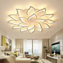 Axyaa Luxury Acrylic LED Ceiling Lamp Remote Dimming for Modern Living Room