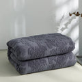 Axyaa Jacquard Cotton Towel Blanket: Soft, Breathable Bedspread for Adults & Kids