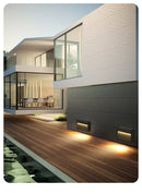 Axyaa LED Corner Steps Lamp - Surface Mounted Indoor Outdoor Stair Lighting