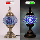 Axyaa Handmade Glass Mosaic Table Light for Home and Hospitality Settings