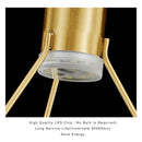 Modern Crystal Pendant Light by Axyaa: Height Adjustable Hanging Fixture for Kitchen, Dining, Living, Bedroom