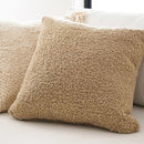 Axyaa Faux Fur Plush Teddy Cushion Cover - Cozy Home Decor Pillowcase