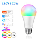 Axyaa Smart WiFi LED Bulb - 20W RGB E27, Voice Control with Alexa & Google Home