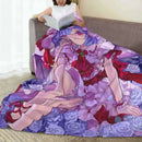 Axyaa Remilia Scarlet Touhou Project Flannel Throw Blanket Soft Warm Bedspreads