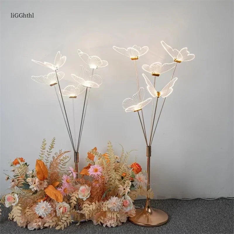Butterfly Luminous LED Lights for Wedding Events by Axyaa