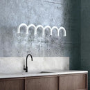 Axyaa Modern Minimalist U-shaped Pendant Light for Living Room and Bar Counter