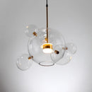 Axyaa Cute Ball Chandelier: Creative Spherical Pendant Light for Bedroom, Restaurant, and Shop.