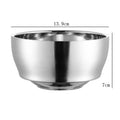 Axyaa Silver Fruit Ramen Salad Bowl Set