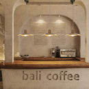 Axyaa Nordic Resin Chandelier Retro Pendant Lights for Homestay Cafe Bar