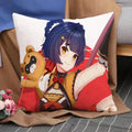 Genshin Impact Anime Pillowcase Cushion Cover 45x45 for Sofa - Axyaa