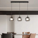Axyaa Modern Glass Pendant Light LED Chandelier for Home Decor