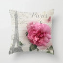 Axyaa Retro Floral Rose Print Pillowcase for Farmhouse Decor 45*45cm