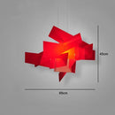 Axyaa Big Bang Nordic Replica LED Pendant Lamp in Red & White