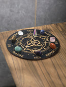 Axyaa Crystal Stone Holder Display Stand - Witchy Home Decor & Healing Ornament