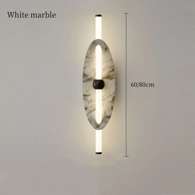 Axyaa Nordic Minimalist Wall Light Iron Lamp for Bedroom Living Room Study