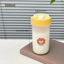 Axyaa Transparent Plastic Water Bottle with Handle, Heat-Resistant Coffee Mug
